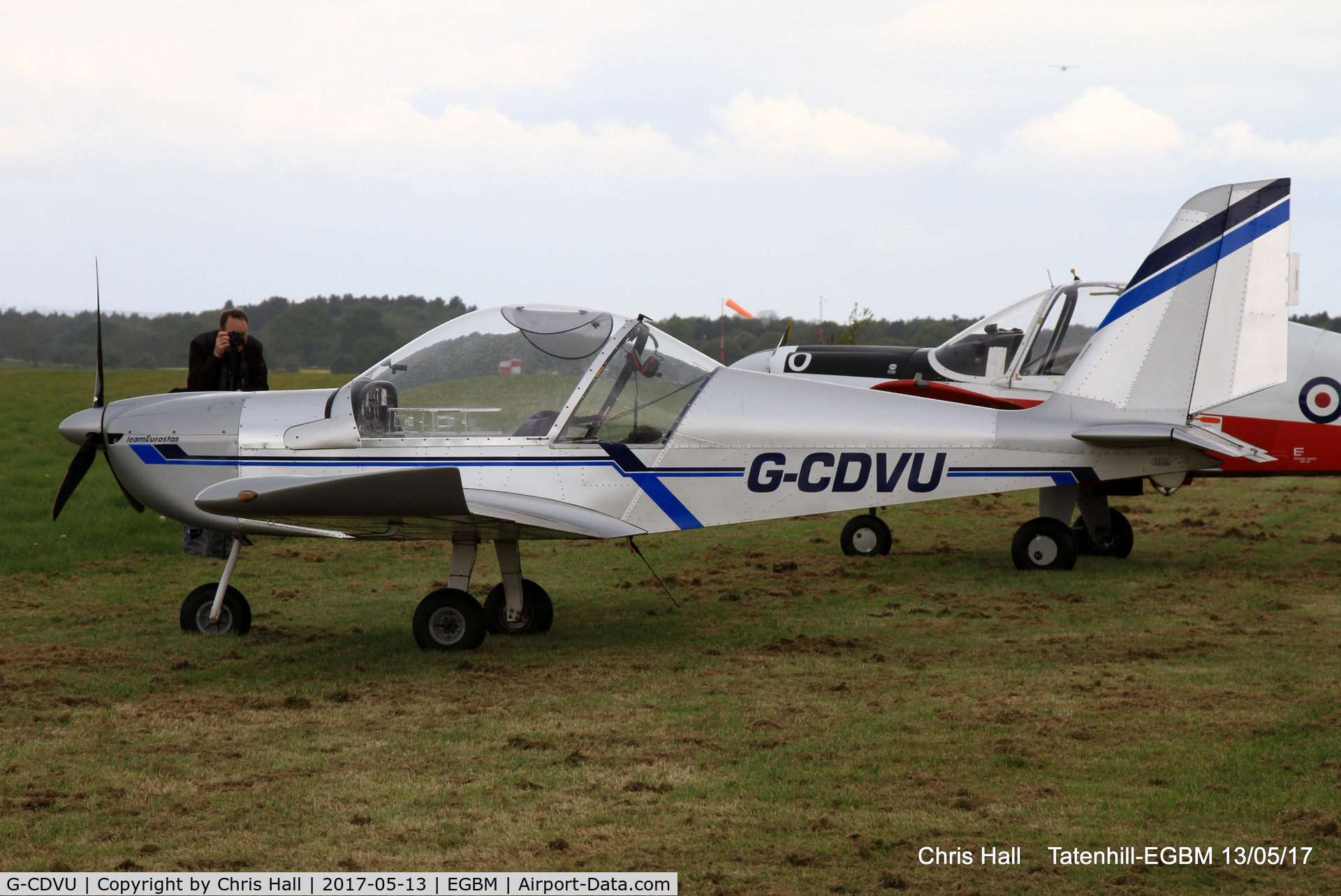 G-CDVU, 2006 Aerotechnik EV-97 TeamEurostar UK C/N 2525, at the Tatenhill 
