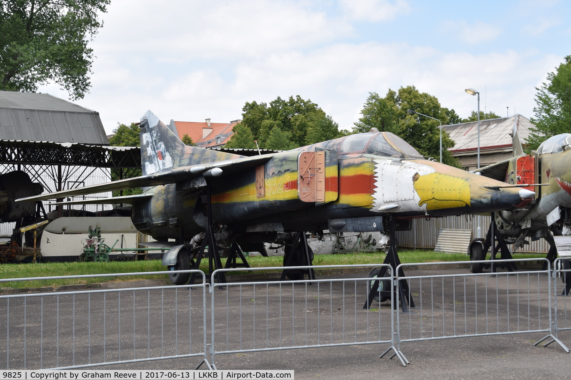 9825, 1982 Mikoyan-Gurevich MiG-23BN C/N 0393219825, Displayed at the 