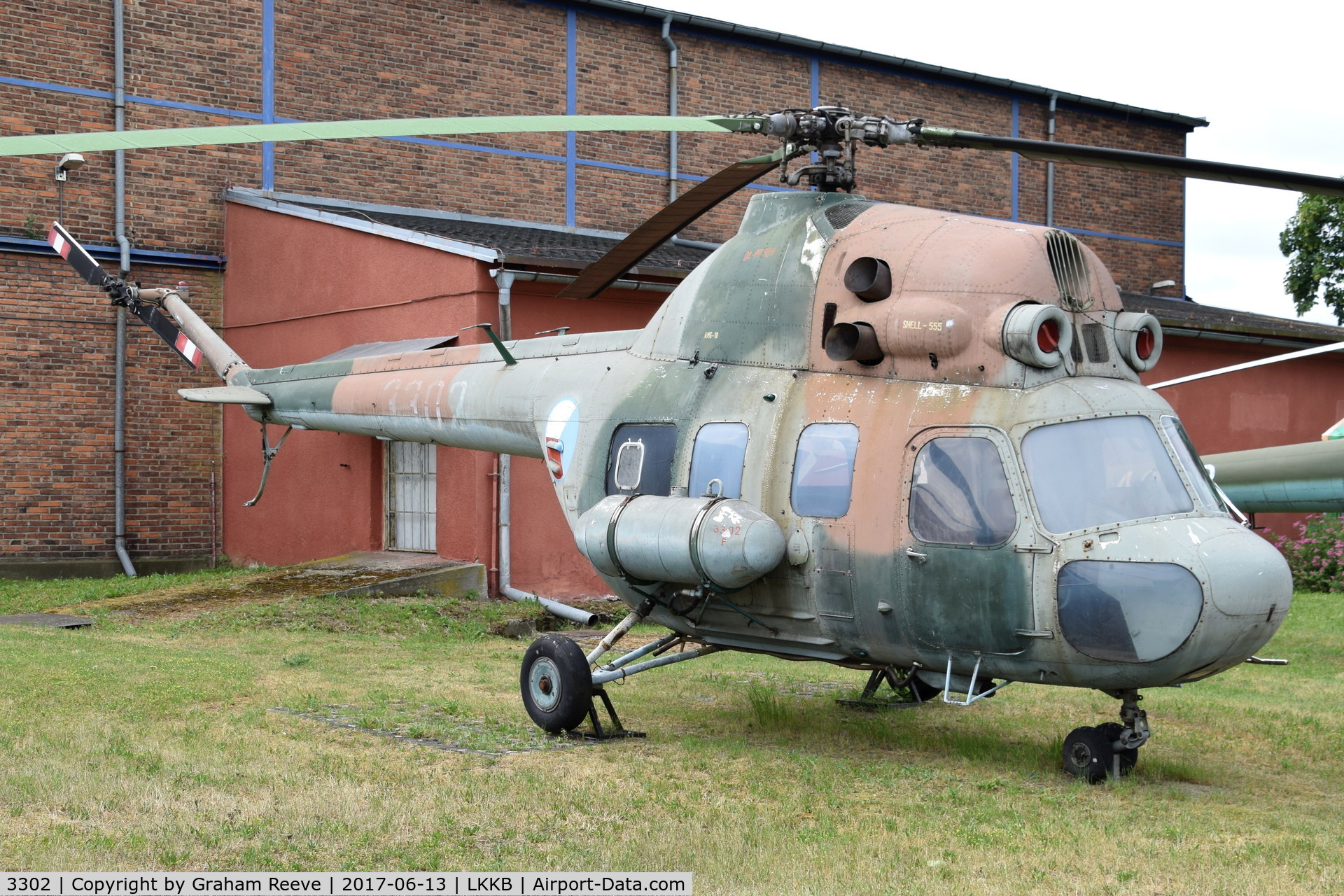 3302, 1973 Mil Mi-2 Hoplite C/N 533302123, Displayed at the 