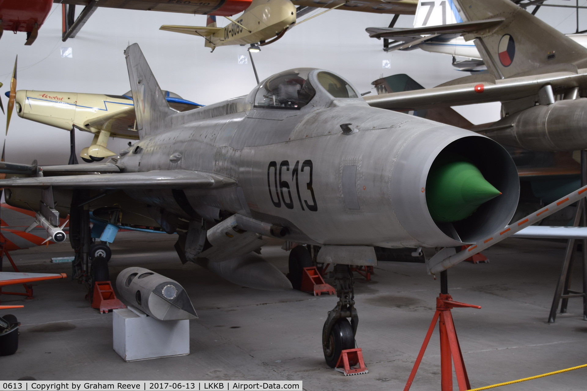 0613, 1967 Mikoyan-Gurevich MiG-21F-13 C/N 760613, On display at 