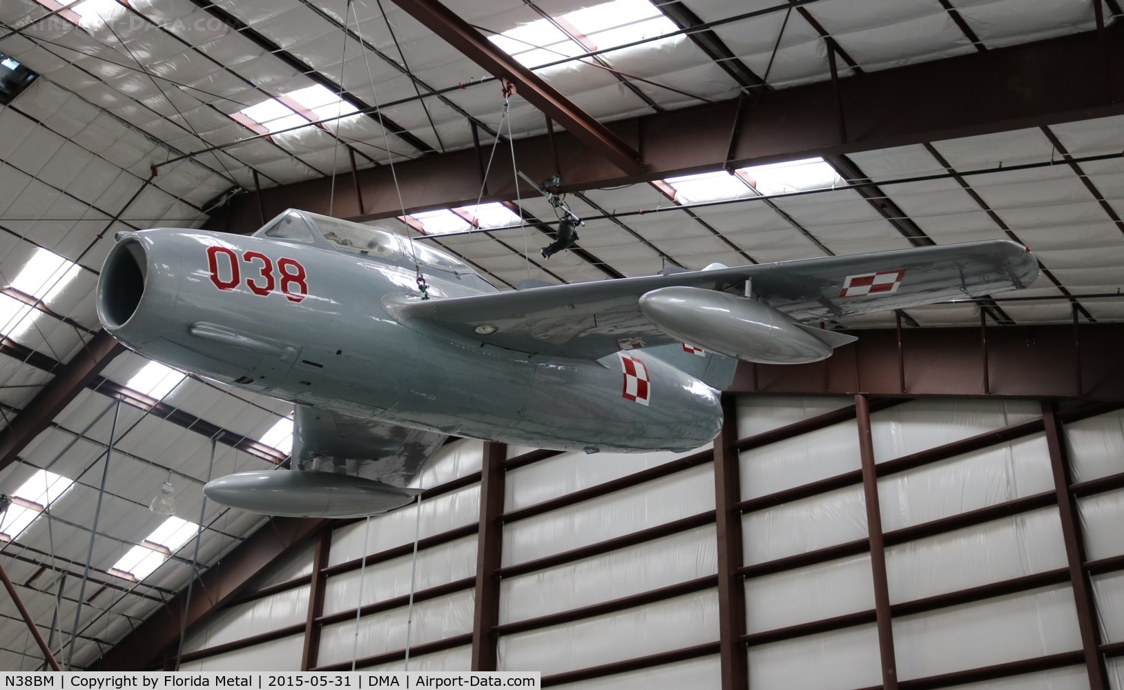 N38BM, Mikoyan-Gurevich MiG-15UTI C/N 1A06038, Mig 15