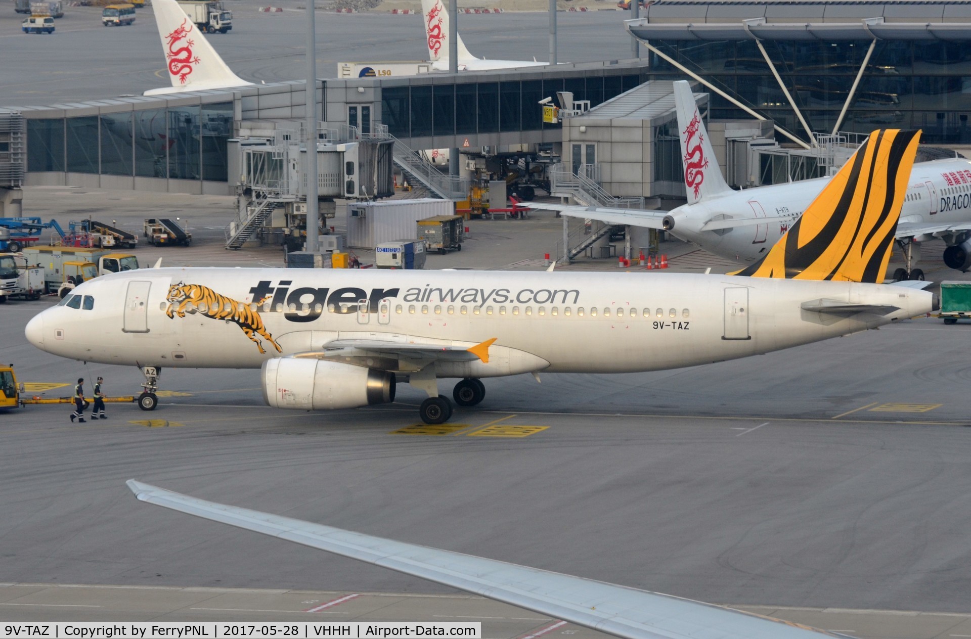 9V-TAZ, 2011 Airbus A320-232 C/N 4879, Tigerair A320 still in original Tiger Airways livery including the tiger.