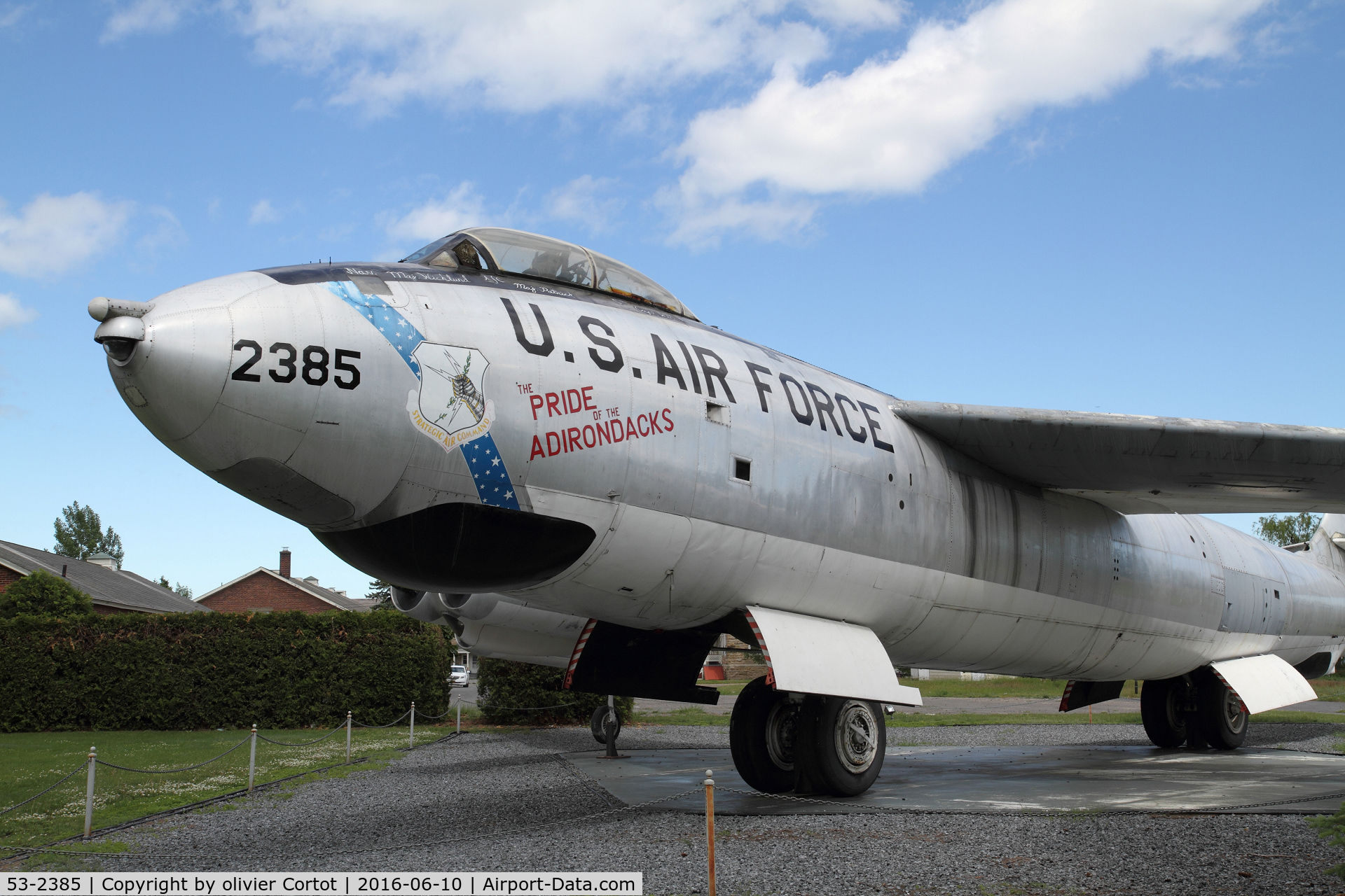 53-2385, 1953 Boeing B-47E Stratojet C/N 4501198, the nose art