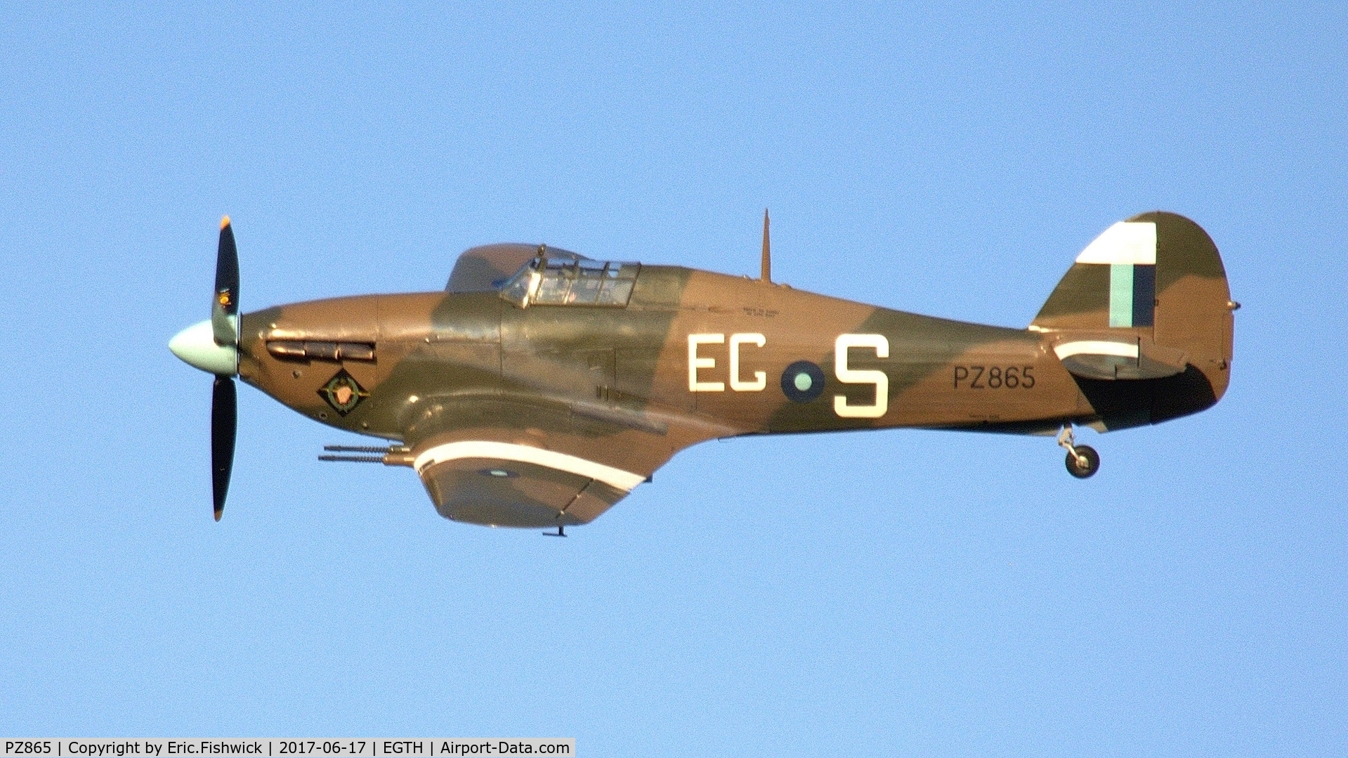 Aircraft PZ865 (1944 Hawker Hurricane IIC C/N PZ865) Photo by Eric ...