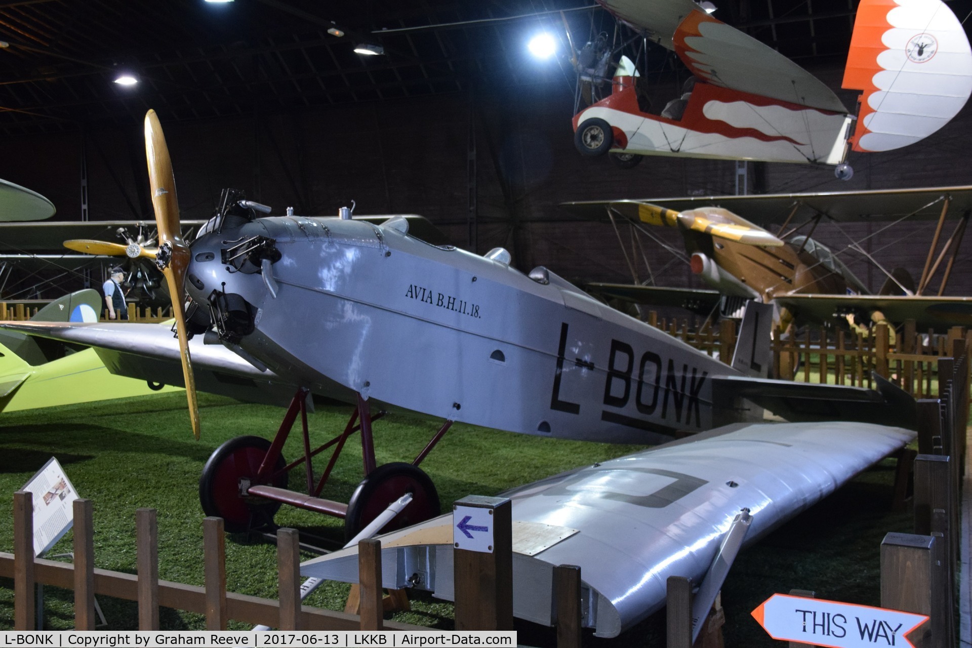 L-BONK, Avia BH-11C C/N 18, On display at 