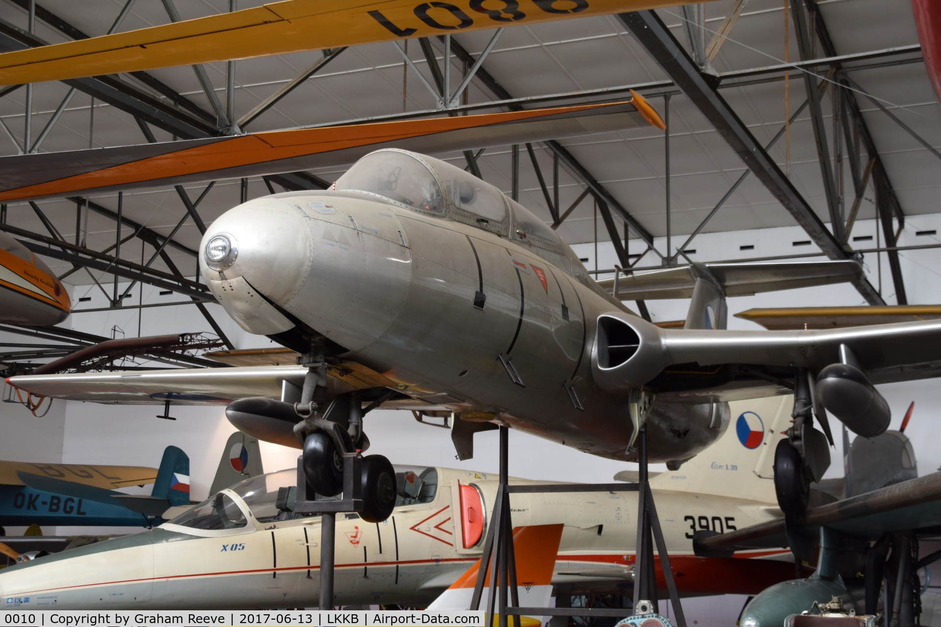 0010, 1967 Aero L-29 Delfin C/N 190010, On display at 