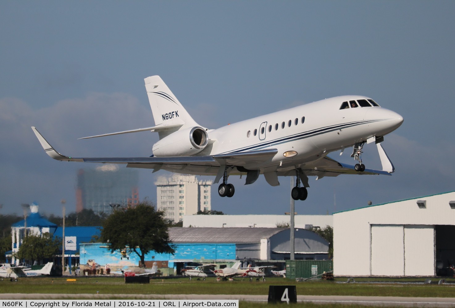 N60FK, 2008 Dassault Falcon 2000EX C/N 158, Falcon 2000EX