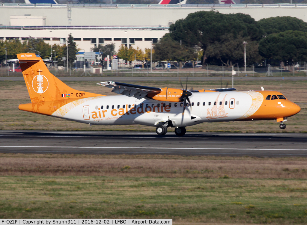 F-OZIP, 2016 ATR 72-600 (72-212A) C/N 1355, Landing rwy 14R