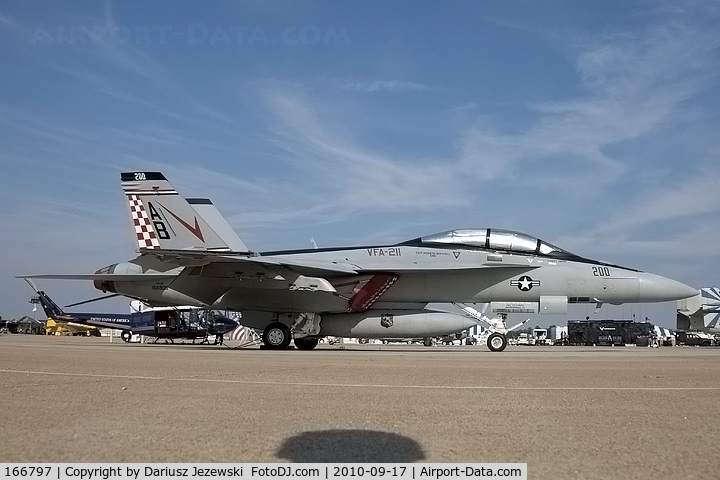 166797, Boeing F/A-18F Super Hornet C/N F170, FA-18F Super Hornet 166805 AB-200 from VFA-211 Checkmates NAS Oceana, VA