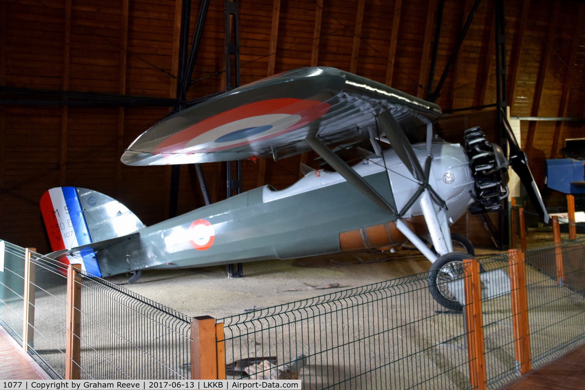 1077, Morane-Saulnier MS.230 C/N 1077, On display at 