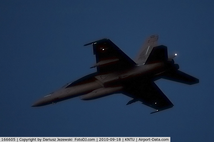 166605, Boeing F/A-18E Super Hornet C/N E101, Nightshow - F/A-18E Super Hornet 166605 AG-105 from VFA-143 Puking Dogs NAS Oceana, VA