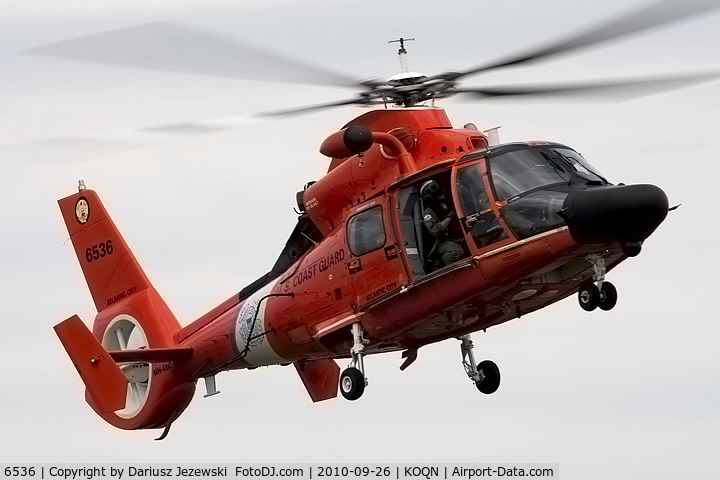 6536, Aérospatiale HH-65C Dolphin C/N 6186, MH-65C Dolphin 6536 from CGAS Atlantic City, NJ