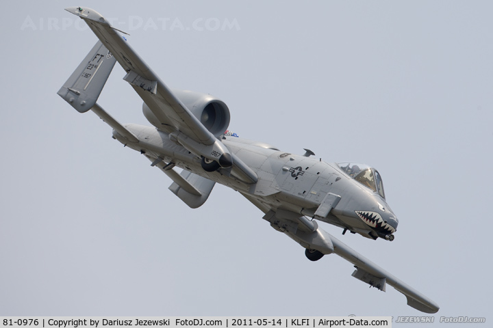 81-0976, 1981 Fairchild Republic OA-10A Thunderbolt II C/N A10-0671, A-10C Thunderbolt 81-0967 FT from 74th FS Flying Tigers 23rd FW Pope AFB, NC