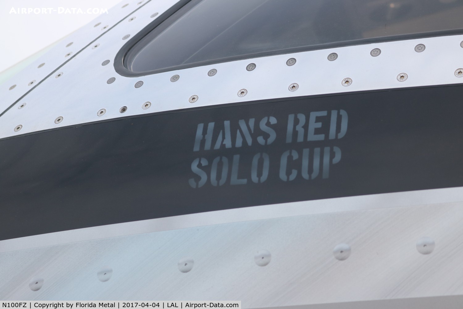 N100FZ, 2010 Embraer EMB-500 Phenom 100 C/N 50000137, Hans Red Solo Cup
