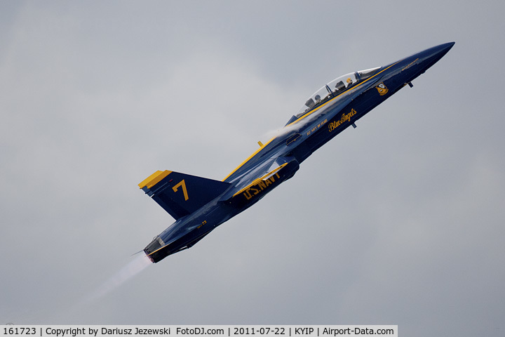 161723, McDonnell Douglas F/A-18B Hornet C/N 0073/B022, United States Navy Flight Demonstration Squadron Blue Angels