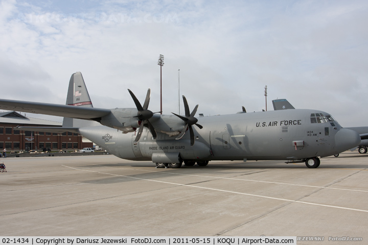 02-1434, 2002 Lockheed Martin C-130J-30 Super Hercules C/N 382-5547, C-130J Hercules 02-1434 from 143rd AS 143rd AS Quonset Point ANGS, RI