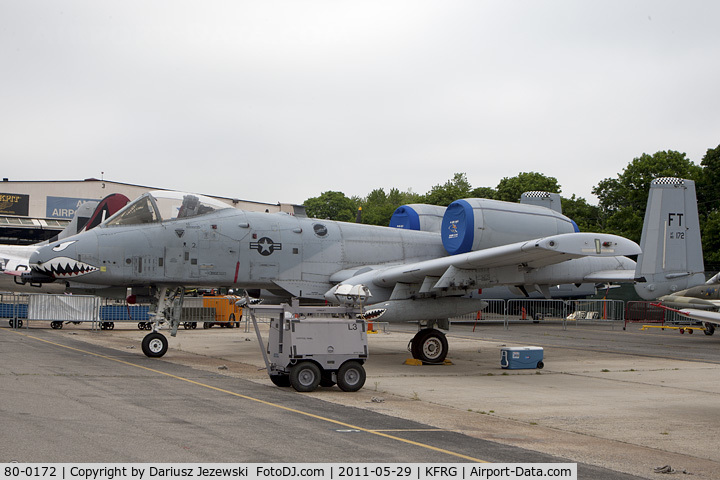 80-0172, 1980 Fairchild Republic A-10C Thunderbolt II C/N A10-0522, A-10A Thunderbolt 80-0172 FT from 74th FS Flying Tigers 23rd FW Pope AFB, NC