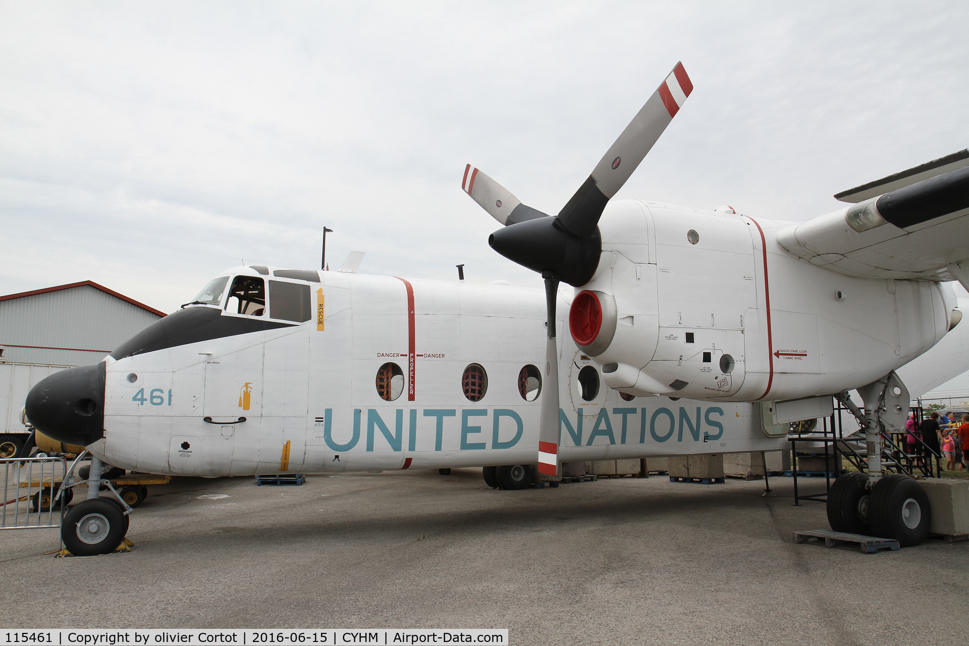 115461, De Havilland Canada CC-115 Buffalo C/N 85, UN livery