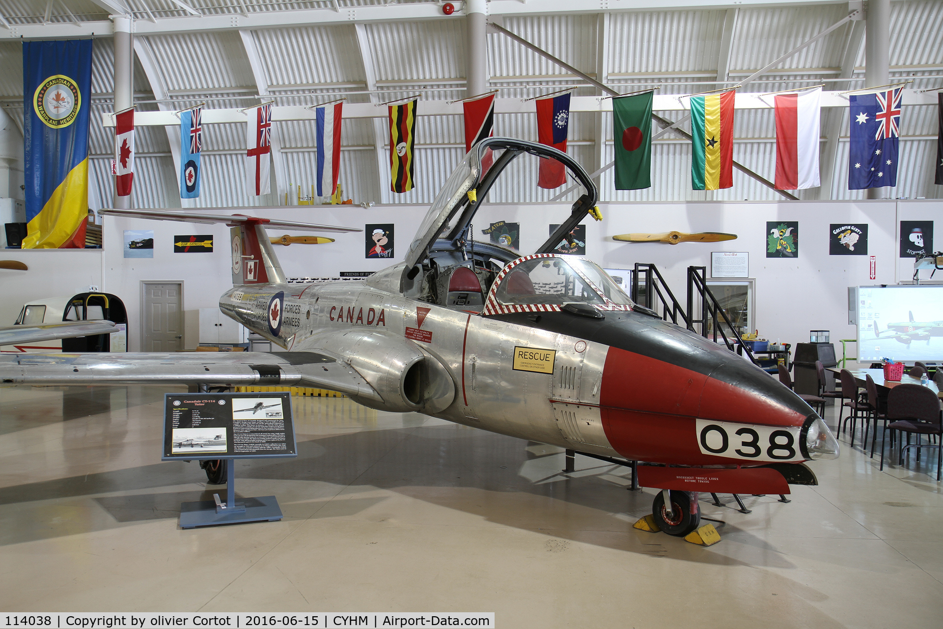 114038, Canadair CT-114 Tutor C/N 1038, CWH museum