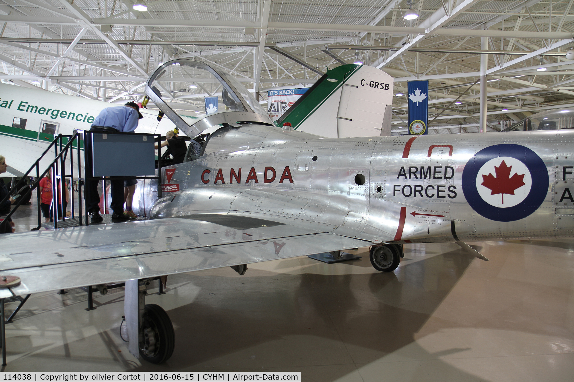 114038, Canadair CT-114 Tutor C/N 1038, children attraction
