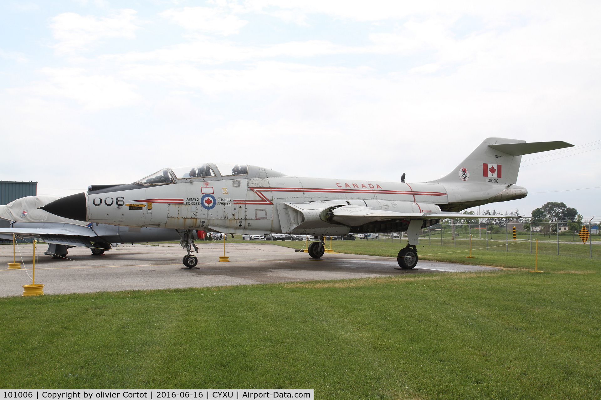101006, 1956 McDonnell CF-101F Voodoo C/N 420, was the last flying CF-101B of the CAF