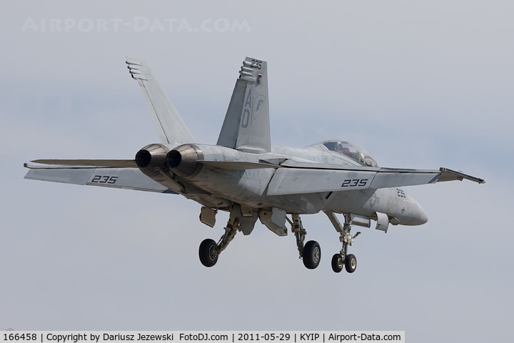 166458, Boeing F/A-18F Super Hornet C/N F093, FA-18F Super Hornet 166458 AD-235 from VFA-106 Gladiators NAS Oceana, VA