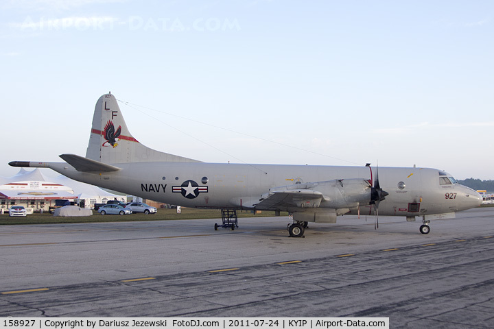 158927, Lockheed P-3C-145-LO Orion C/N 285A-5599, P-3C Orion 158927 LF-927 from VP-10 Red Lancers NAS Jacksonville, FL.