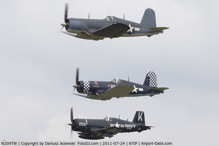 N209TW, Goodyear FG-1D Corsair C/N 3750, Goodyear FG-1D Corsair CN 92489 NX209TW