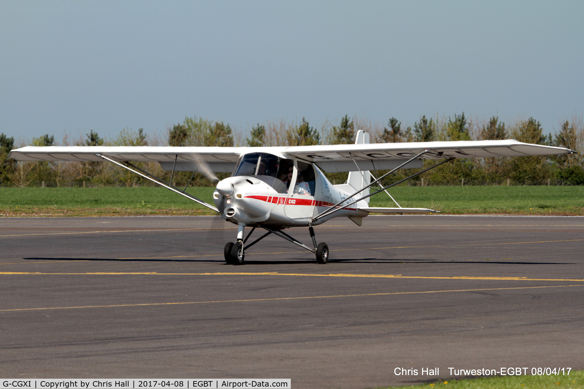 G-CGXI, 2011 Comco Ikarus C42 FB80 C/N 1106-7157, at The Beagle Pup 50th anniversary celebration fly in