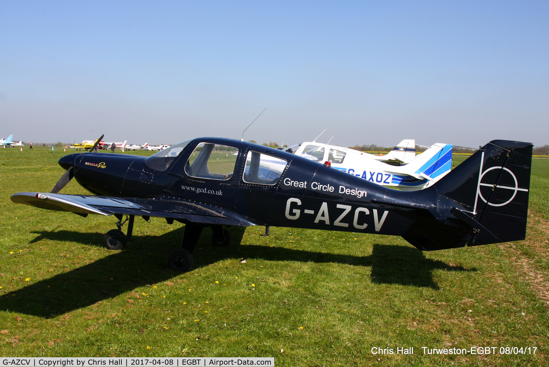 G-AZCV, 1970 Beagle B-121 Pup Series 2 (Pup 150) C/N B121-163, at The Beagle Pup 50th anniversary celebration fly in