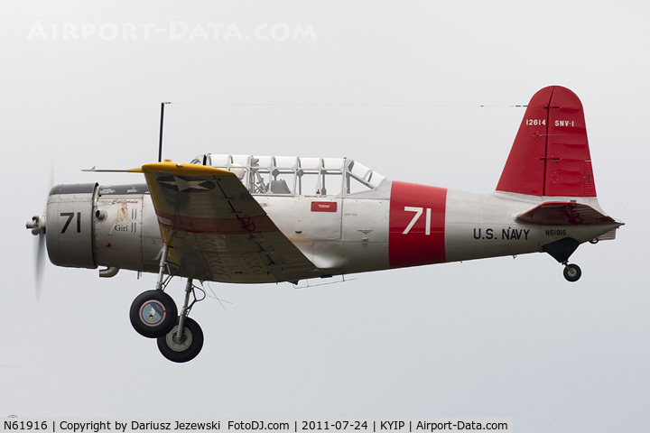 N61916, 1942 Vultee SNV-1 (BT-13A) Valiant C/N 7041, Convair SNV-1 California Girl CN 7041 - Bruce Koch, N61916