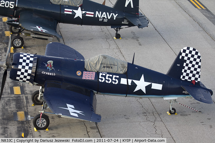 N83JC, 1943 Goodyear FG-1D Corsair C/N 67089, Goodyear FG-1D Corsair Skyboss CN 67089, NX83JC