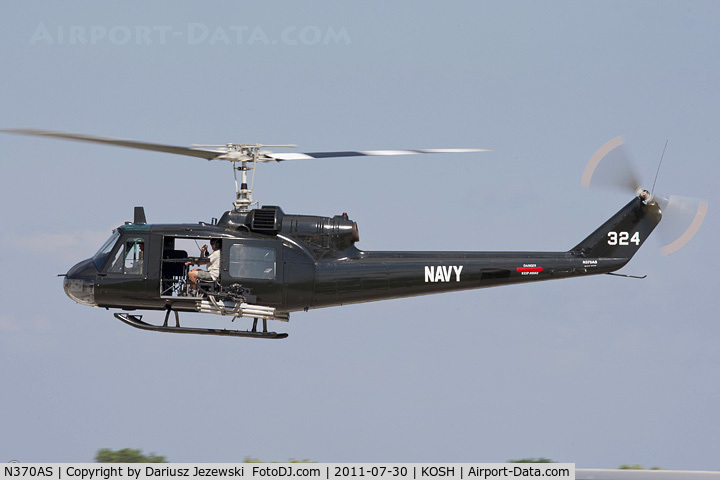 N370AS, Bell UH-1B Iroquois C/N 984, Bell UH-1B Iroquois CN 63-12923, N370AS
