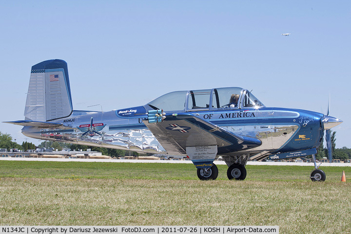 N134JC, 1955 Beech T-34-A (A45) Mentor C/N G-812, Beech A45 Free Spirit CN G-812 - Julie Clark, N134JC