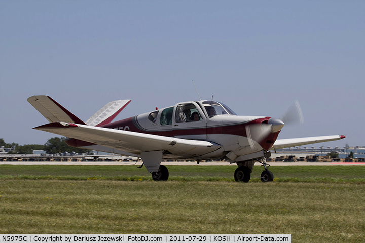 N5975C, 1952 Beech C35 Bonanza Bonanza C/N D-3327, Beech C35 Bonanza CN D-3327, N5975C