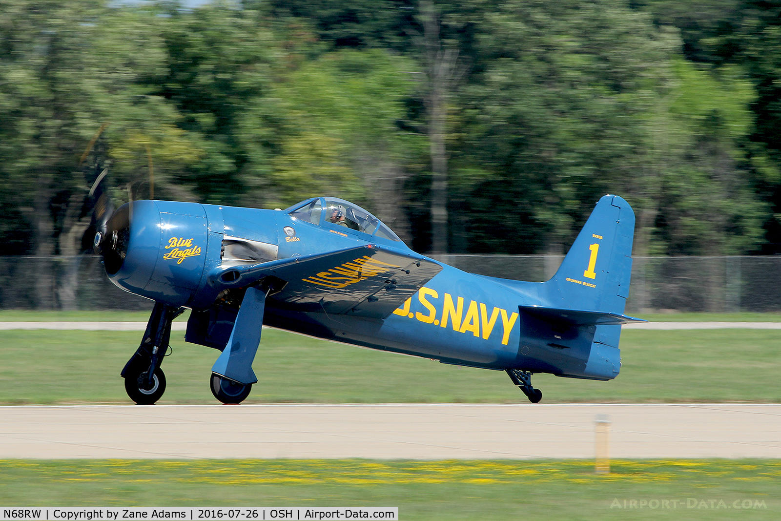 N68RW, 1947 Grumman F8F-2 (G58) Bearcat C/N D.1162, 2016 EAA AirVenture - Oshkosh, Wisconsin
