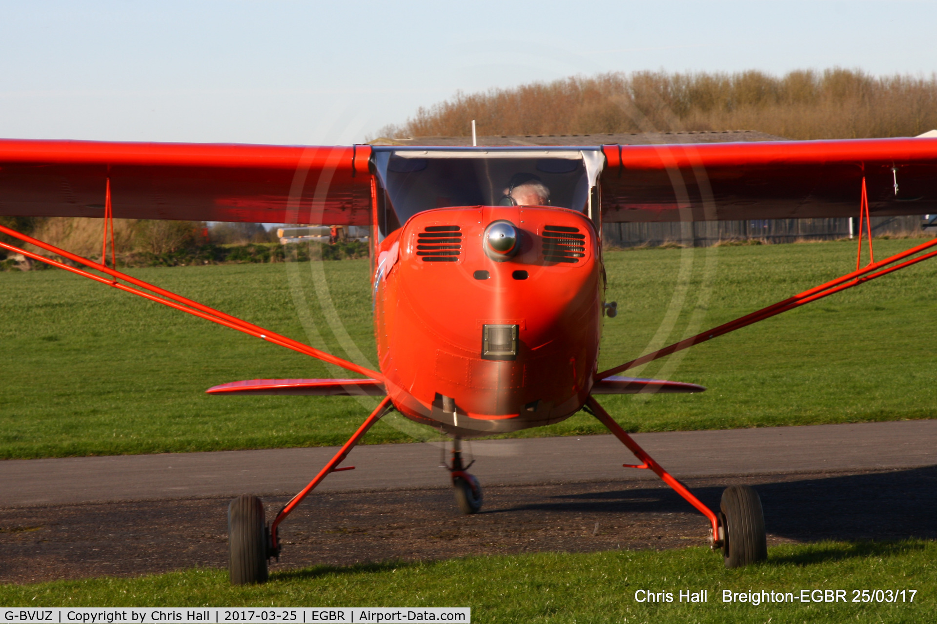 G-BVUZ, 1946 Cessna 120 C/N 11334, at Breighton