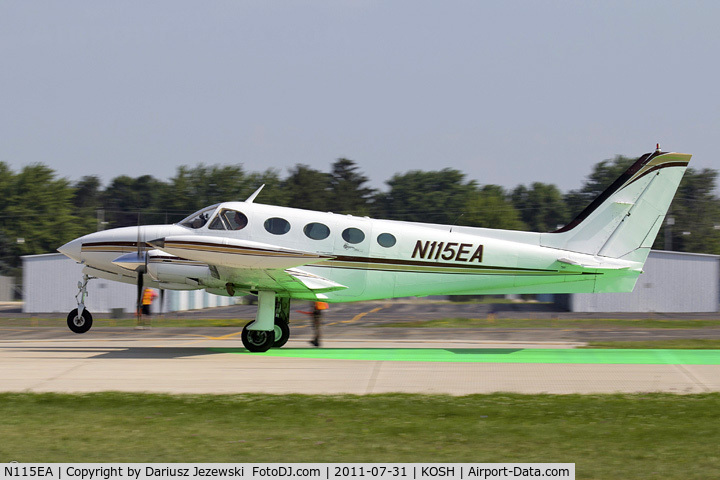 N115EA, 1978 Cessna 340A C/N 340A0484, Cessna 340A CN 340A0484, N115EA