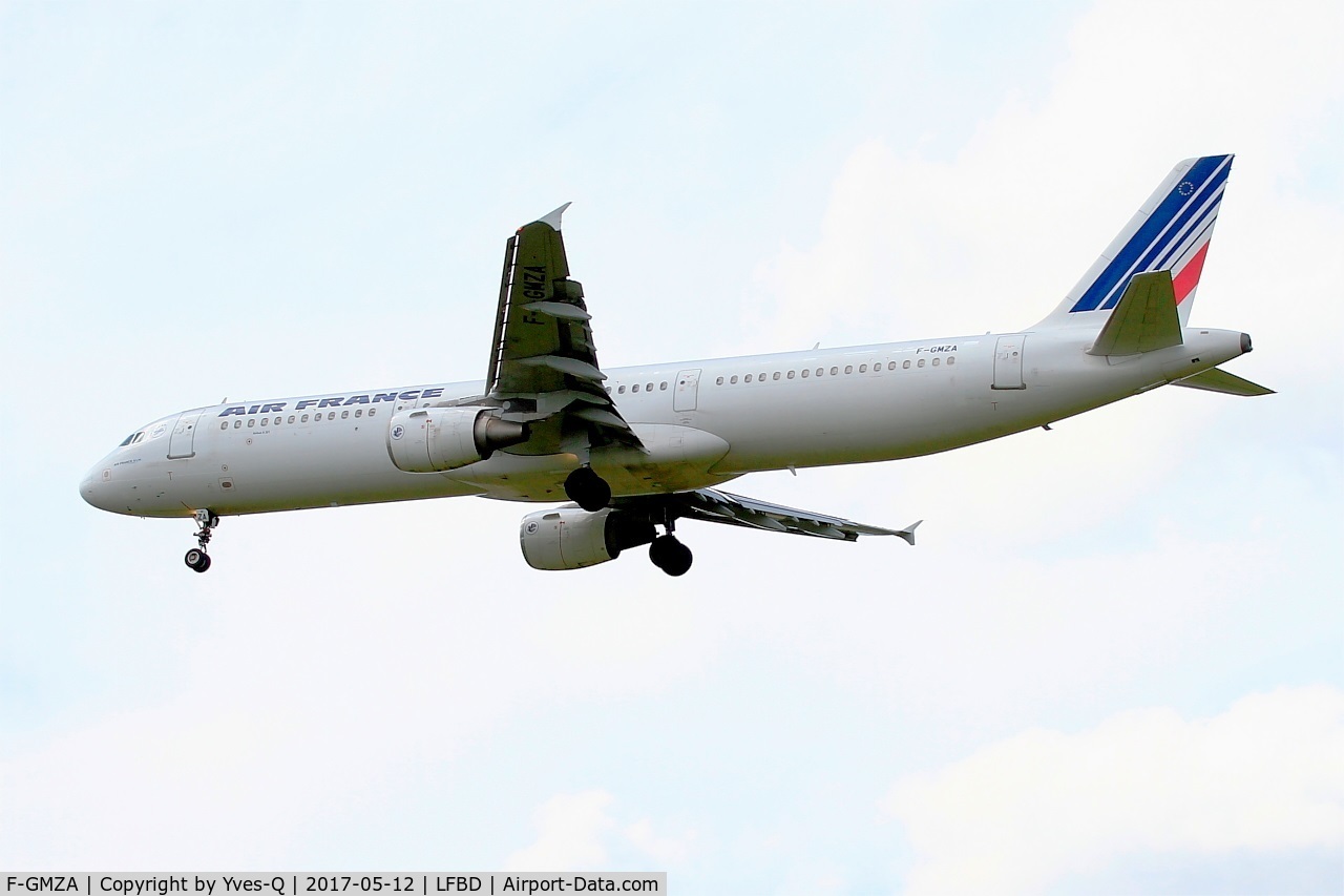 F-GMZA, 1994 Airbus A321-111 C/N 498, Airbus A321-111, On final rwy 23, Bordeaux-Mérignac airport (LFBD-BOD)