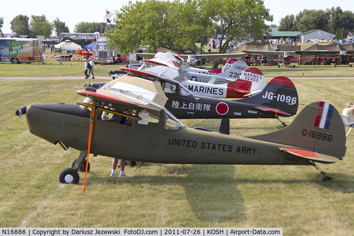 N16886, 1951 Cessna O-1G Bird Dog C/N 22706, Cessna O-1G CN 22706, N16886