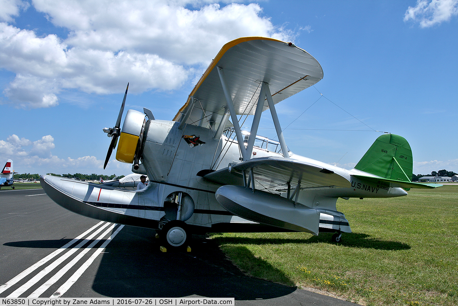 N63850, 1939 Grumman J2F-4 C/N 1649, 2016 EAA AirVenture - Oshkosh Wisconsin