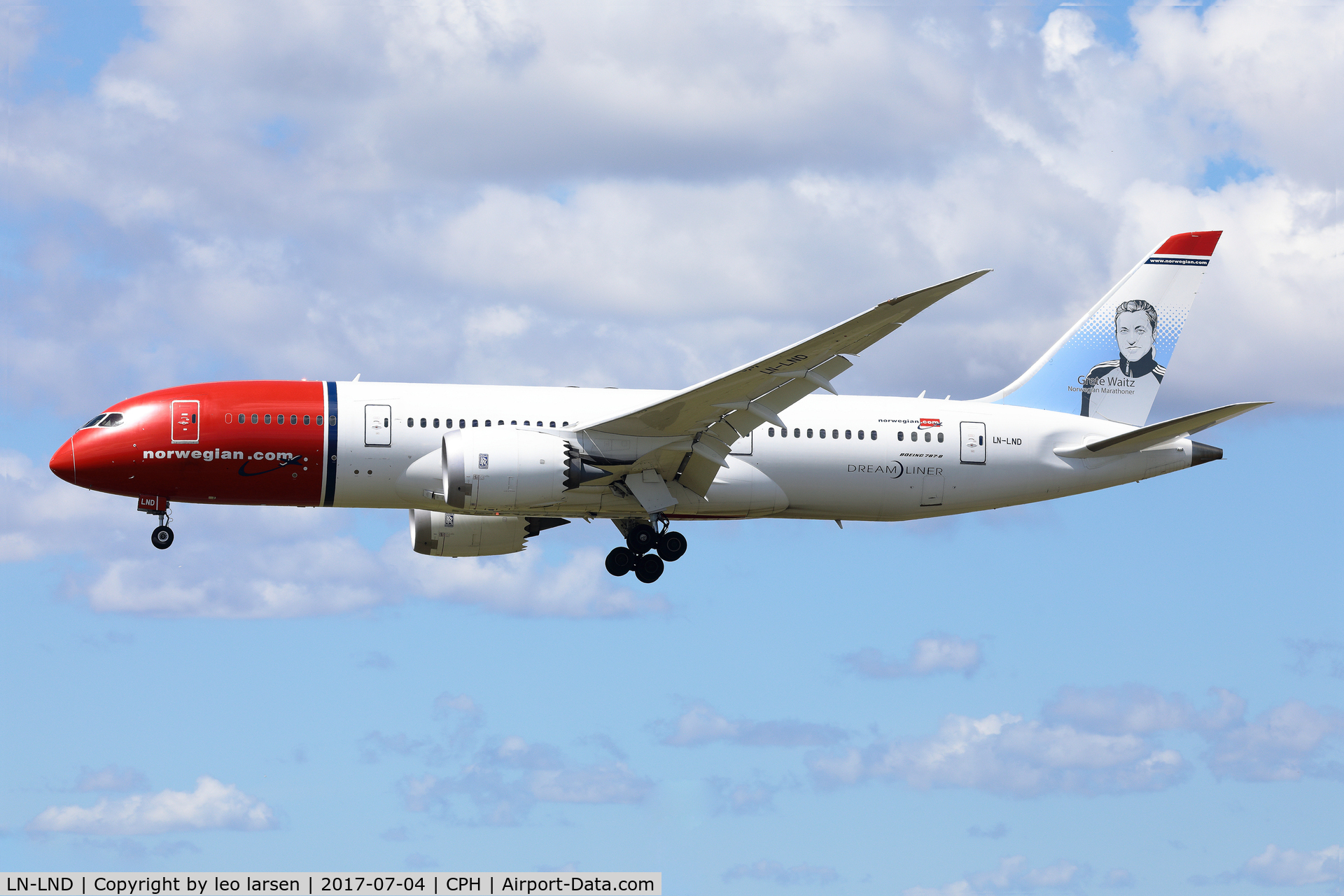 LN-LND, 2014 Boeing 787-8 Dreamliner Dreamliner C/N 35310, Copenhagen 4.7.2017