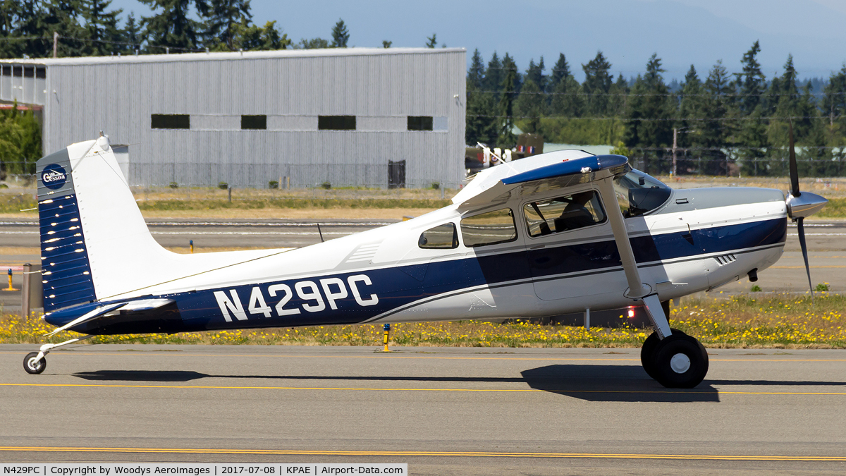 N429PC, Cessna 180(H) C/N 18051629, Taxing