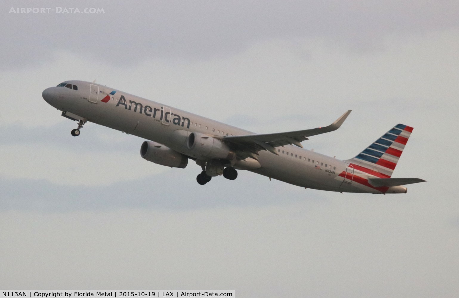 N113AN, 2014 Airbus A321-231 C/N 6020, American