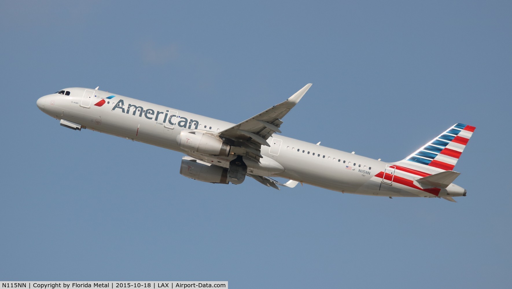 N115NN, 2014 Airbus A321-231 C/N 6063, American