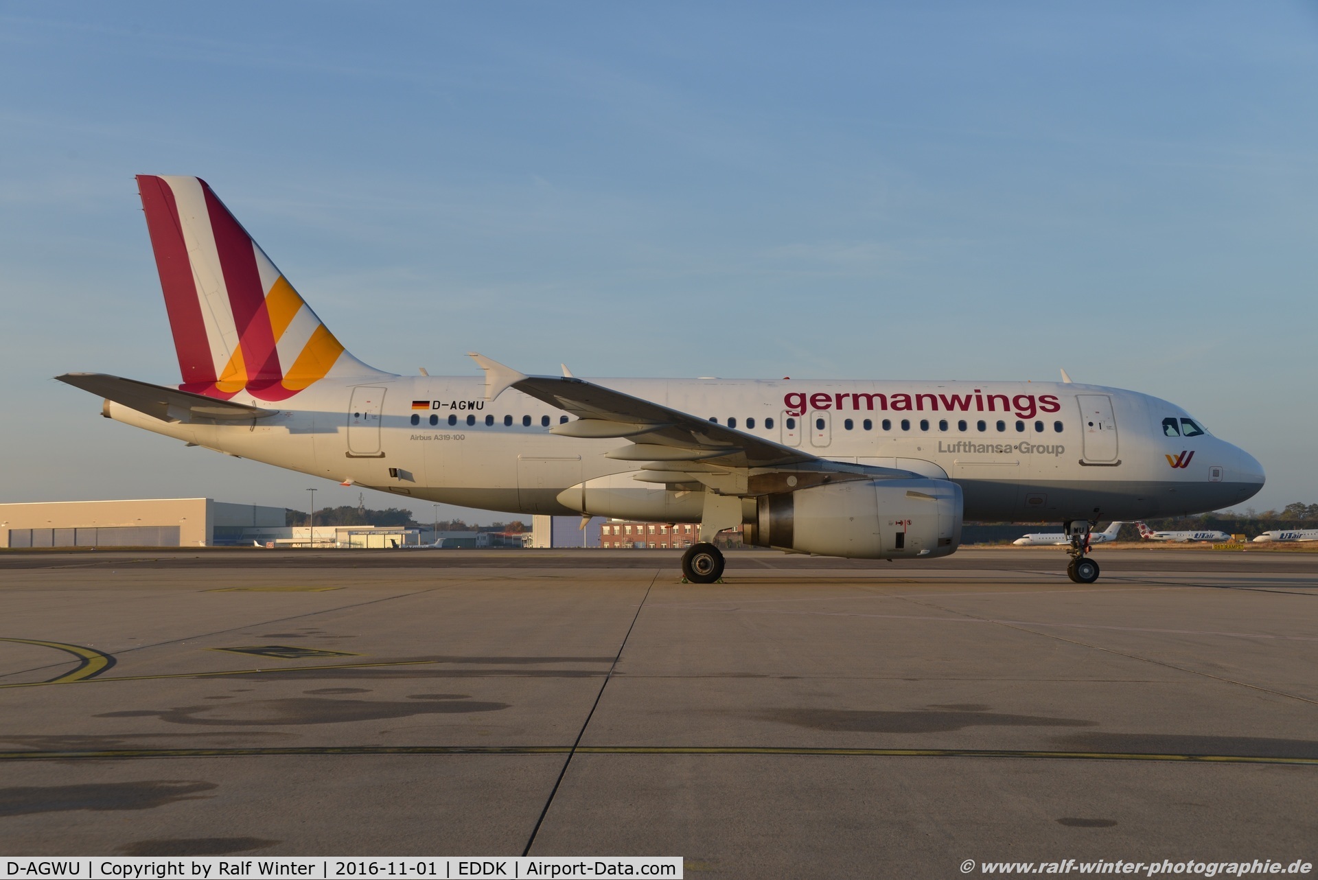 D-AGWU, 2013 Airbus A319-132 C/N 5457, Airbus A319-132 - 4U GWI Germanwings - 5457 - D-AGWU - 01.11.2016 - CGN