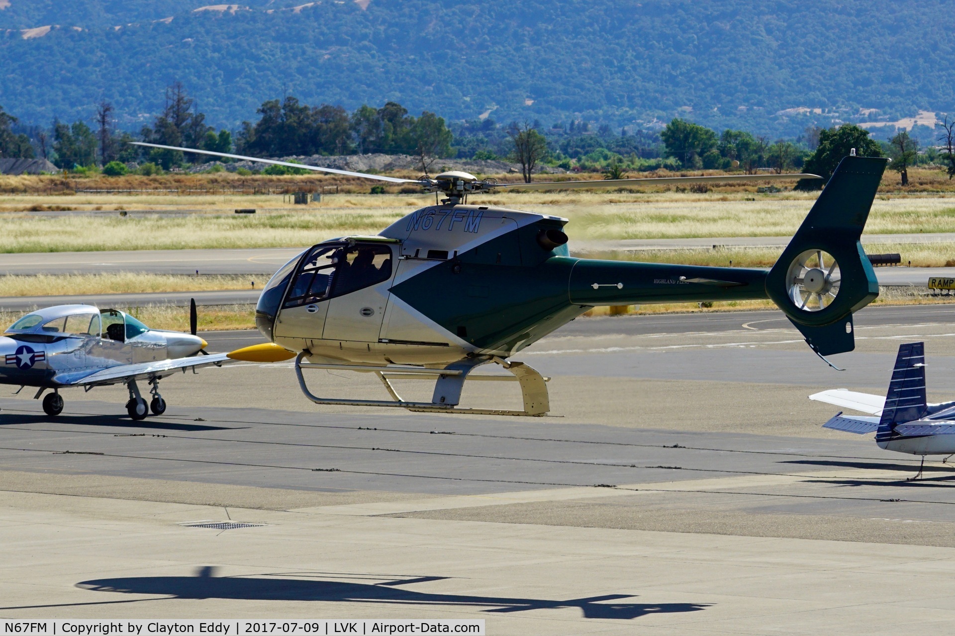 N67FM, 2001 Eurocopter EC-120B Colibri C/N 1195, Livermore Airport California. 2017.