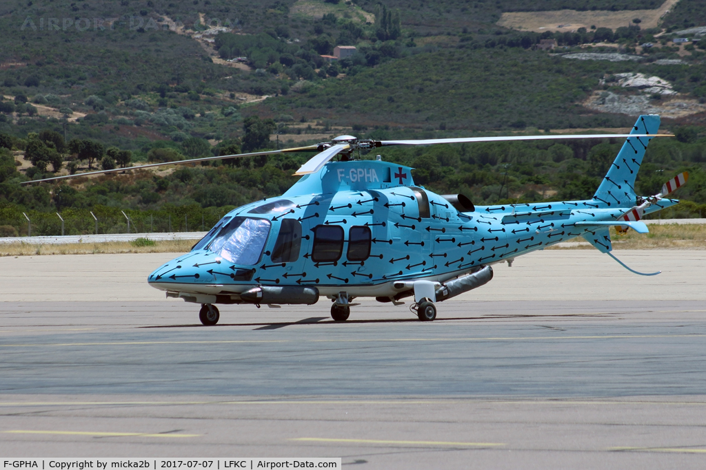 F-GPHA, 2008 Agusta A-109S Grand C/N 22073, Parked