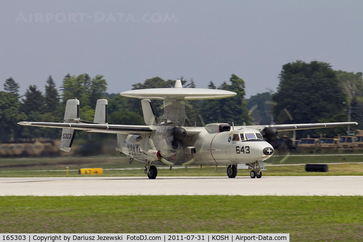 165303, Northrop Grumman E-2C Hawkeye 2000 C/N A52-176, E-2C Hawkeye 165303 643 from VAW-120 Greyhawks NAS Norfolk, VA