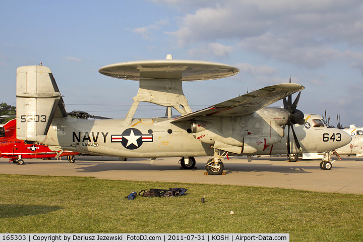 165303, Northrop Grumman E-2C Hawkeye 2000 C/N A52-176, E-2C Hawkeye 165303 643 from VAW-120 Greyhawks NAS Norfolk, VA